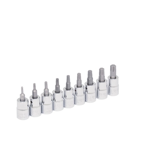 [5239C] Juego de dados con punta torx cuadro de 3/8", 9 piezas Urrea