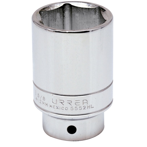 [5552HL] Dado largo cuadro de 3/4", 6 puntas, en pulgadas, 1-5/8" Urrea