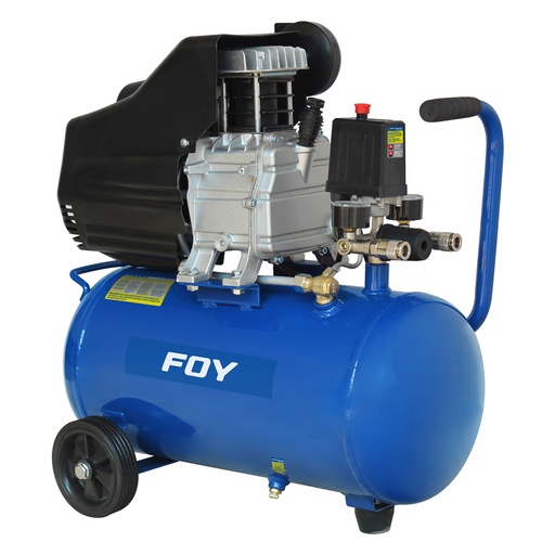 [COMP325] Compresor de aire eléctrico lubricado 25L, 1.5HP, 127V Foy