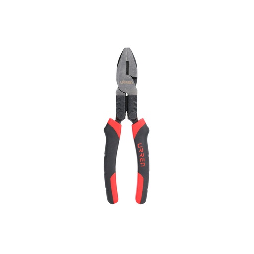 [267GCA] Pinza para electricista con mango bimaterial palanca compuesta de 8" universal Urrea