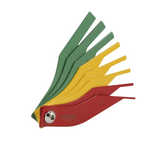 [2337] Calibrador de balatas métrico, 8 hojas Urrea