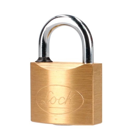[L20S40BB] Candado de latón corto 40 mm, llave bancaria Lock