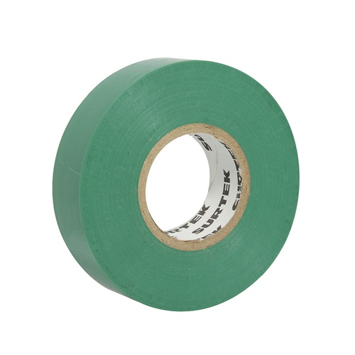 [138004] Cinta verde para aislar 19 mm x 18 m Surtek