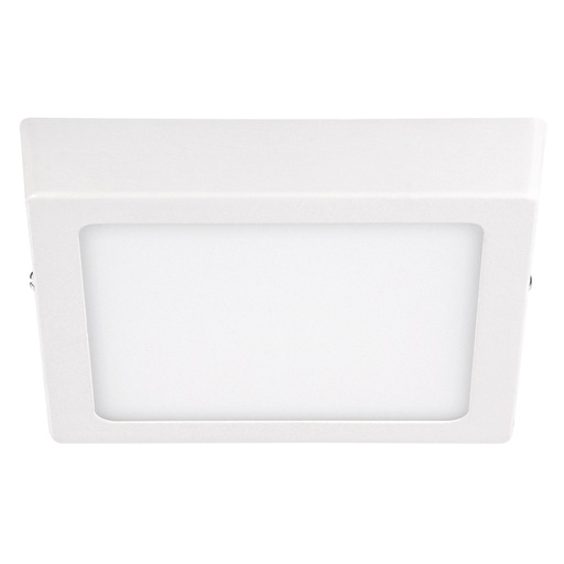 [LLS12C] Luminario de LED de sobreponer cuadrado 12 W, luz fría Surtek