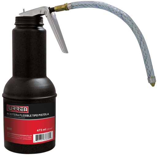 [2267] Aceitera flexible tipo pistola de 473 ml Urrea