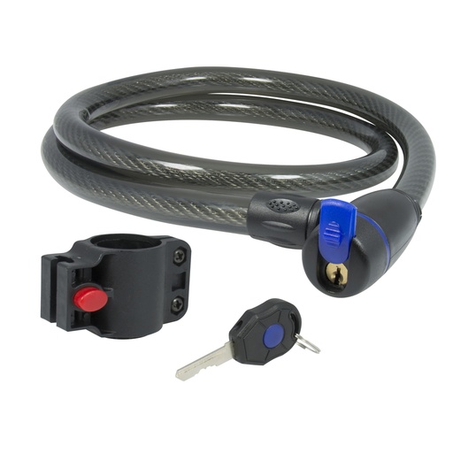 [12CN] Candado cable con llave estándar 1.5 cm x 1 m Lock