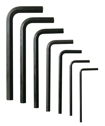 [4977M] Juego de llaves hexagonales tipo "L", métricas, 7 piezas Urrea