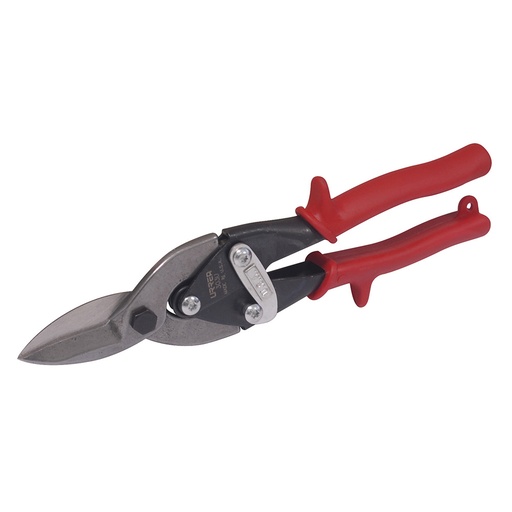 [303U] Tijera para hojalatero múltiples usos tipo aviación universal con mango rubber grip, 10" Urrea