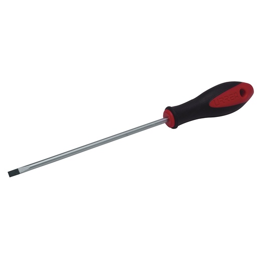 [8626] Destornillador con mango bimaterial, punta cabinet barra redonda 1/8" x 6" Urrea