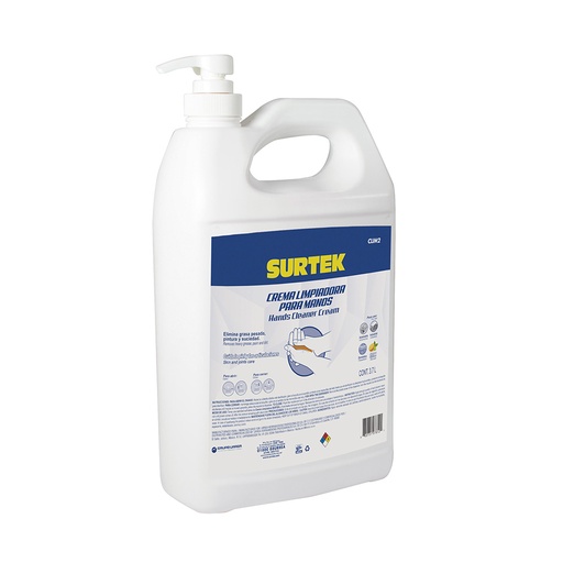 [CLIM2] Crema desengrasante limpiadora de manos 3.7 Lt Surtek