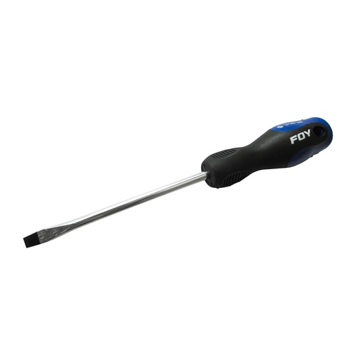 [DBE01] Destornillador con mango bimaterial, punta plana 3/16" x 3" Foy