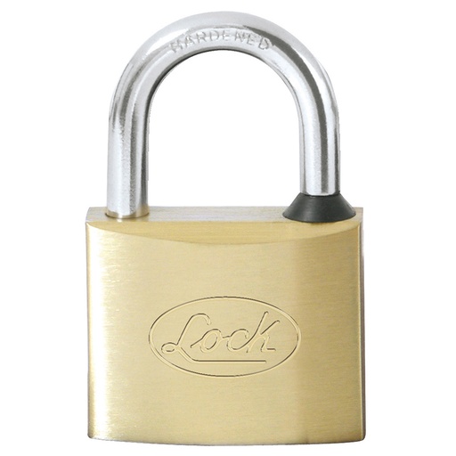 [L20S50EB] Candado de latón corto 50 mm, llave estándar Lock
