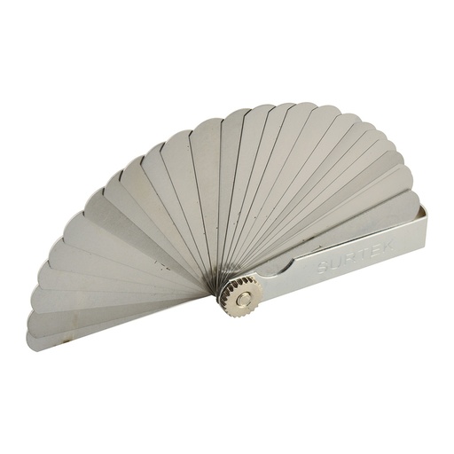 [107332] Calibrador en pulgadas y milimétricos 25 hojas Surtek