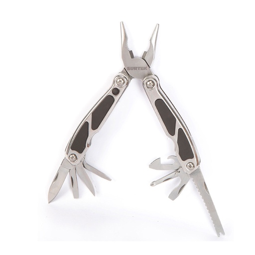 [120526] Pinza multiherramienta 14 en 1 con luz LED Surtek