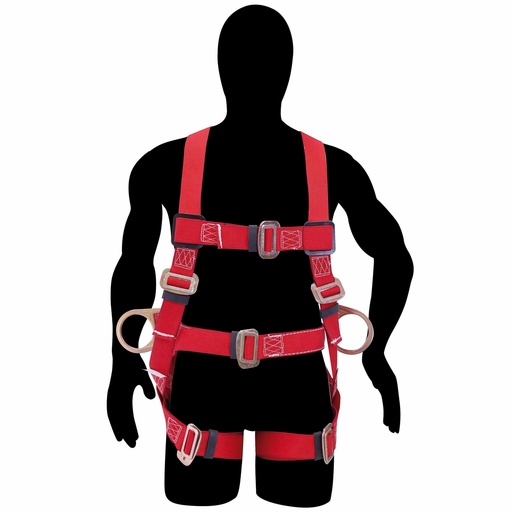 [USA6B] Arnés de seguridad de posicionamiento con cinturón, talla 40-44 Urrea