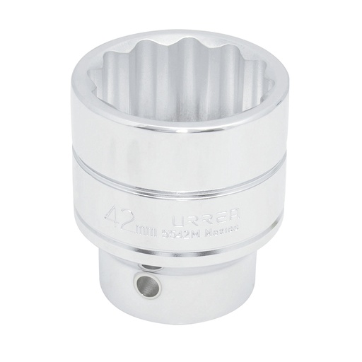 [5542M] Dado cuadro de 3/4", 12 puntas, métrico, 42 mm Urrea