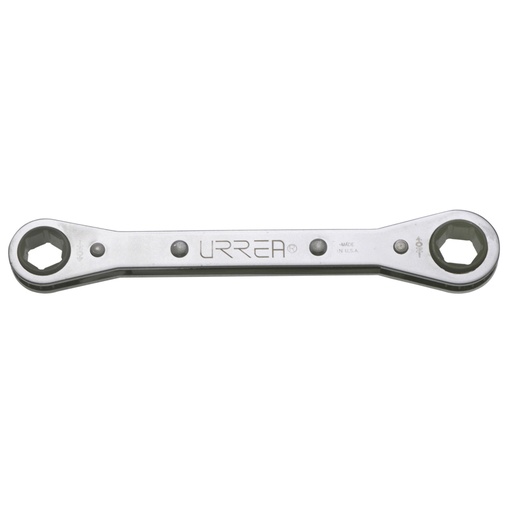 [1192MB] Llave de estrías pulido espejo plana de matraca métrica, 12 puntas, 10 x 13 mm Urrea