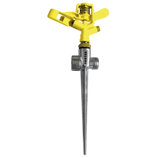 [130322] Aspersor metálico regulable por pulsación 3/4" GHT 2 vías Surtek