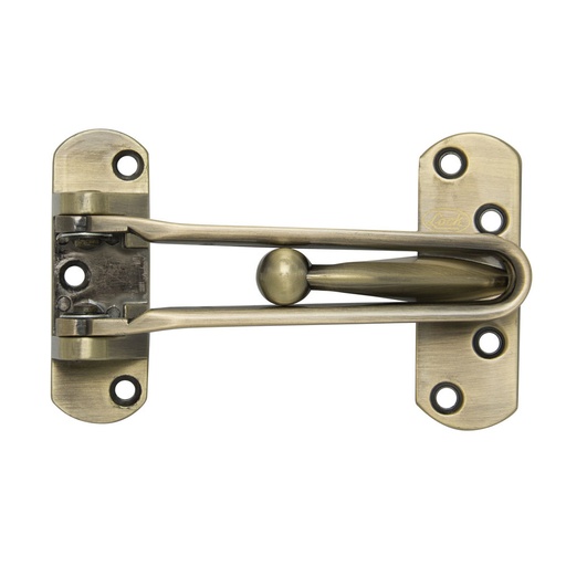 [L044LAB] Pasador de seguridad para puerta abatible acabado latón antiguo Lock