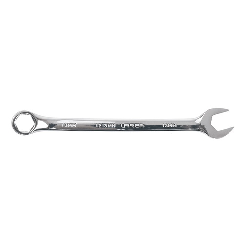 [1213MH] Llave combinada pulido espejo métrica, 6 puntas, 13 mm Urrea