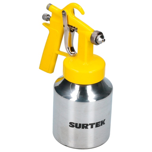 [PPB1] Pistola para pintar con vaso reforzado de baja presión, capacidad 1000 ml, 45 PSI Surtek