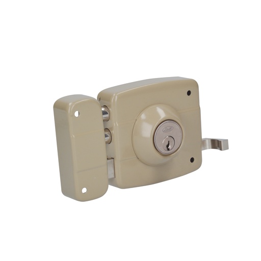 [28CS] Cerradura de sobreponer función instala fácil, izquierda, 2 bulones, llave estándar, blíst Lock
