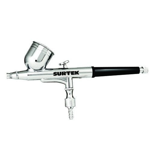 [PA1] Aerógrafo profesional con alimentación por gravedad, capacidad 7 ml, 35 PSI, 3 piezas Surtek