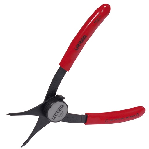[385L] Pinza para anillos de retención convertibles con perilla .070 ángulo de 0° Urrea