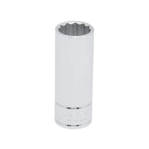 [5017M] Dado largo cuadro de 3/8", 12 puntas, métrico, 17 mm Urrea