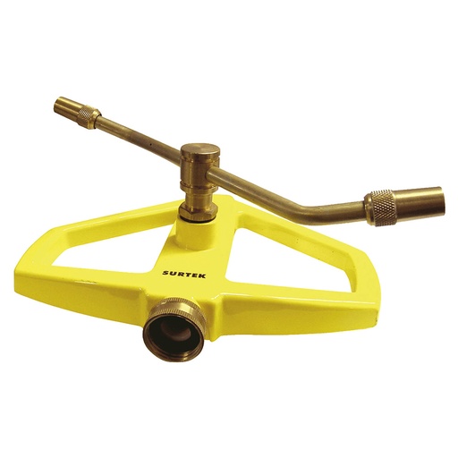 [130312] Aspersor estacionario con base metálica de 2 brazos 3/4" GHT Surtek