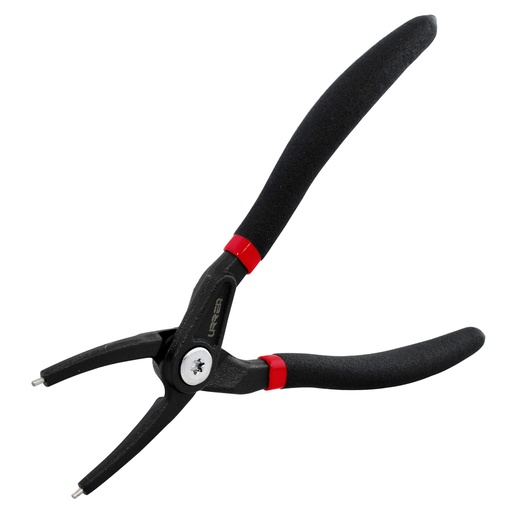 [366G] Pinza para anillos de retención con mango de vinil forjadas tipo interno ángulo de 0° Urrea