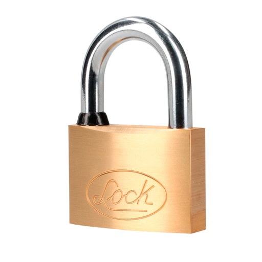 [L20S60BB] Candado de latón corto 60 mm, llave bancaria Lock