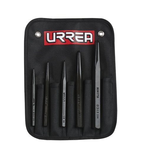 [44A] Juego de puntos para centrar y marcar 50°, 5 piezas Urrea