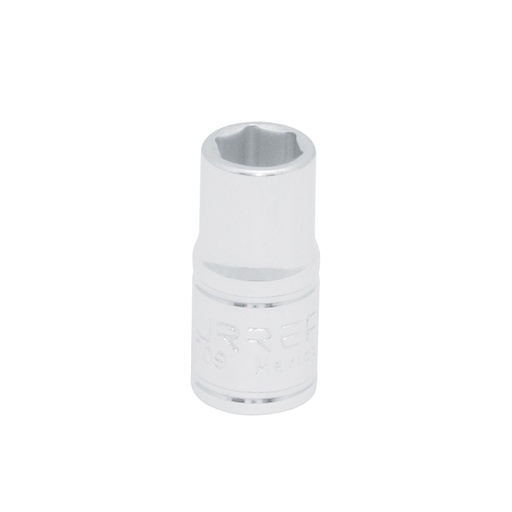 [4708] Dado cuadro de 1/4", 6 puntas, en pulgadas, 1/4" Urrea