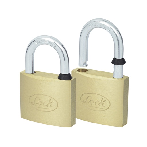 [13CA] Juego de candados de latón cortos 40 mm, llave estándar, 2 piezas Lock