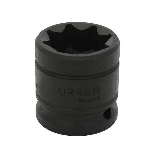 [7434S] Dado de impacto cuadro de 1/2", 8 puntas, en pulgadas, 1-1/16" Urrea
