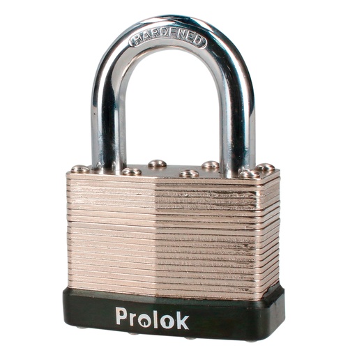[L24S50EB] Candado laminado corto 50 mm, llave estándar Prolok