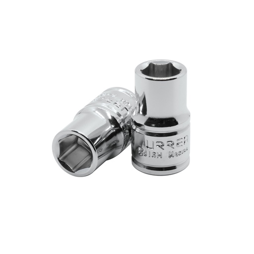 [5418H] Dado cuadro de 1/2", 6 puntas, en pulgadas, 9/16" Urrea