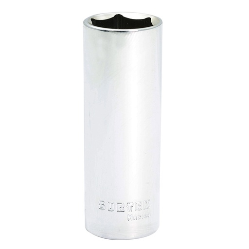 [F5824HL] Dado largo cuadro de 1/2", 6 puntas, en pulgadas, 3/4" Surtek