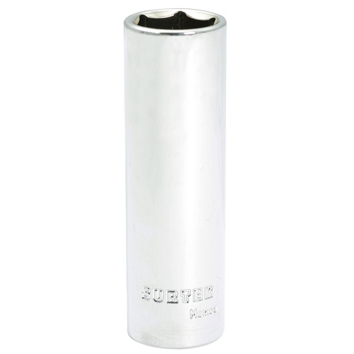 [F5817HLM] Dado largo cuadro de 1/2", 6 puntas, métrico, 17 mm Surtek