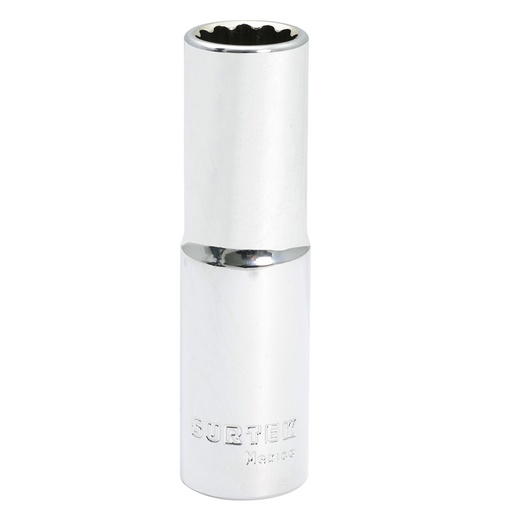 [F5820L] Dado largo cuadro de 1/2", 12 puntas, en pulgadas, 5/8" Surtek