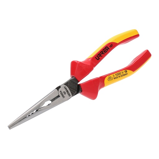 [187] Pinza de 1000 V de 7-7/8" punta larga Urrea