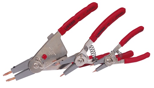 [383] Juego de pinzas y puntas para anillos de retención, 33 piezas Urrea