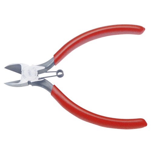 [205GR] Pinza para electricista con mango rubber grip de 5-13/32" corte diagonal con resorte Urrea