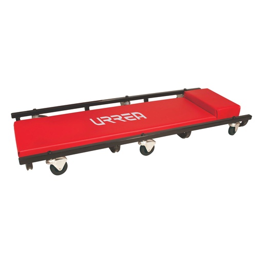 [9995] Cama para mecánico acolchonada, 4 ruedas giratorias, 40" Urrea