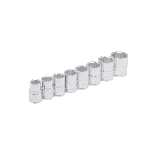 [S02HM] Juego de dados cuadro de 3/8", 6 puntas, métricos, 8 piezas Urrea