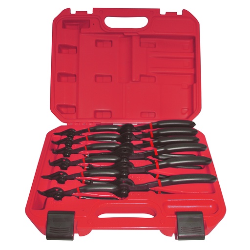 [360C] Juego de pinzas para anillos de retención, 12 piezas Urrea