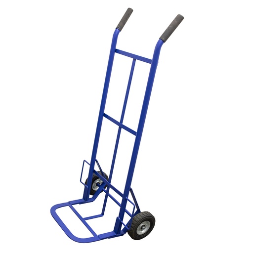 [DBS400A] Diablo bodeguero capacidad 400 kg azul con llanta sólida Surtek