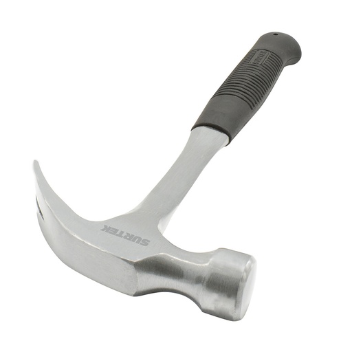 [416X] Martillo de uña curva forjada en una pieza con mango de neopreno de 13", 16 oz Surtek