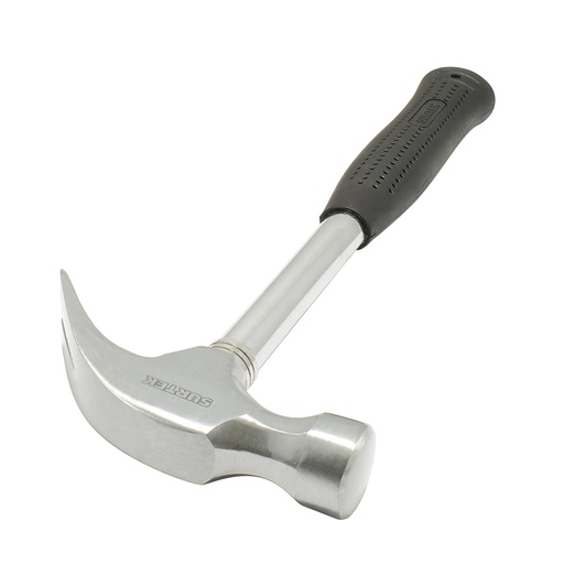 [416TN] Martillo de uña curva con mango tubular de 13", 16 oz Surtek